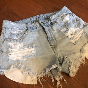 High Waisted Jean Shorts